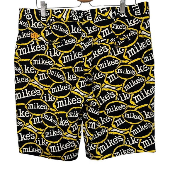 LOUDMOUTH Mikes Hard Lemonade Chino Shorts Size 36 - Picture 2 of 9